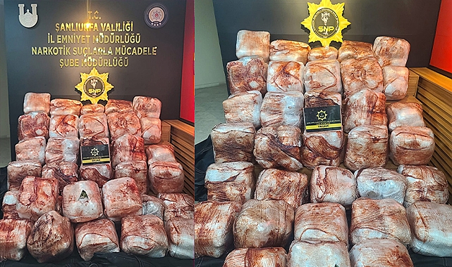 Şanlıurfa'da 223 kilo uyuşturucu maddesi ele geçirildi