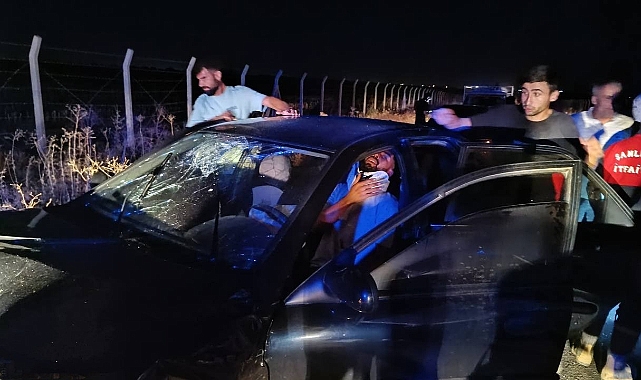 Şanlıurfa'da otomobiller kafa kafaya çarpıştı: Yaralılar var