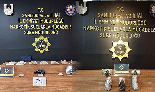 Şanlıurfa'da uyuşturucu operasyonu! 8 gözaltı