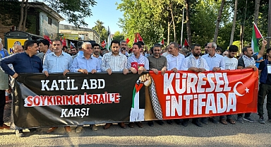 Siverek'te İsmail Haniye'nin vasiyeti için yürüyüş düzenlendi