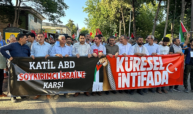 Siverek'te İsmail Haniye'nin vasiyeti için yürüyüş düzenlendi