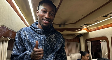 Trabzonspor'un yeni transferi Muhammed Cham Trabzon'da