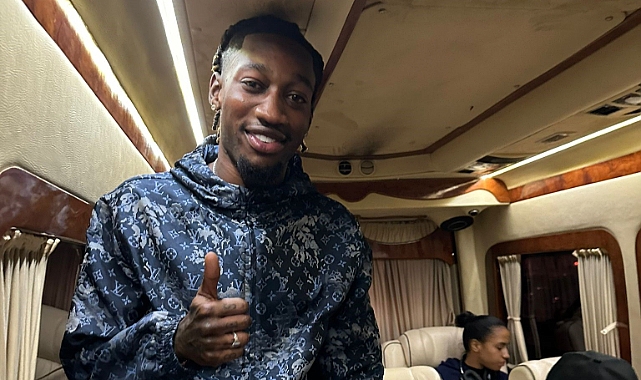 Trabzonspor'un yeni transferi Muhammed Cham Trabzon'da
