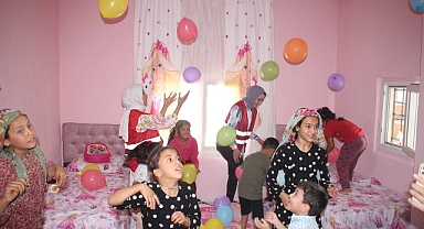 Ceylanpınar'da hayırseverler yetim çocukların yüzünü güldürdü