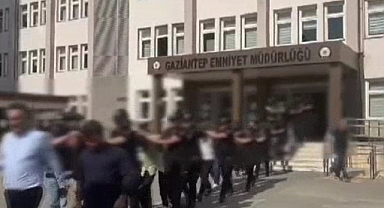 Gaziantep'te silahlı suç örgütü operasyonu: 18 tutuklama