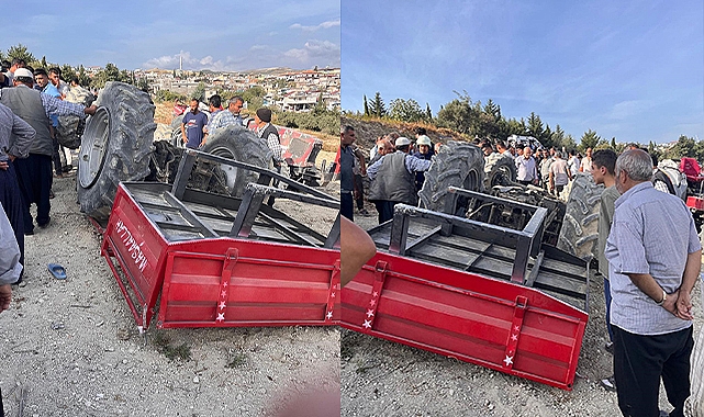 Hatay’da traktör devrildi: 4 yaralı