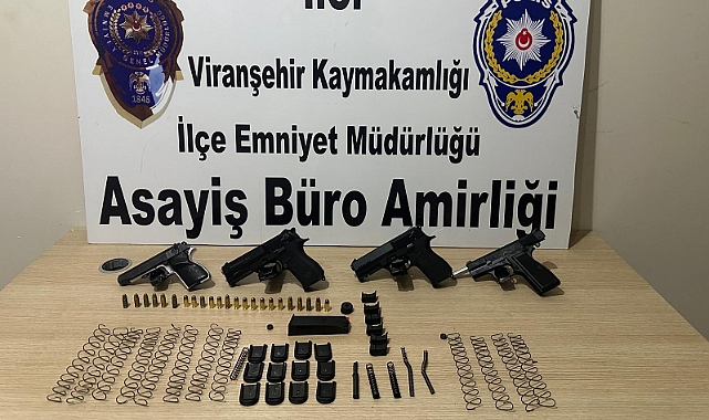 Asayiş Bürodan Viranşehir'de silah kaçakçılığı operasyonu!