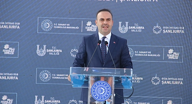 Bakan Kacır Şanlıurfa'da toplu açılış törenine katıldı