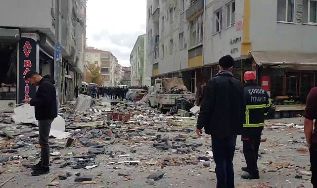 Çorum'da binanın 3'üncü katında patlama! ilk belirlemelere göre 1 ölü, 16 yaralı