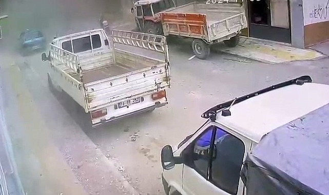 Çorum'daki patlama güvenlik kamerasına yansıdı