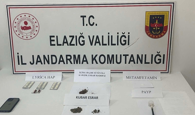 Elazığ’da uyuşturucu operasyonu: 1 gözaltı