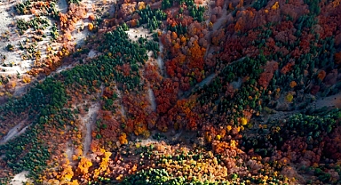 Kahramanmaraş'ta kartpostallık sonbahar renkleri