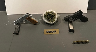 Samsun’da uyuşturucu ve silah operasyonu!