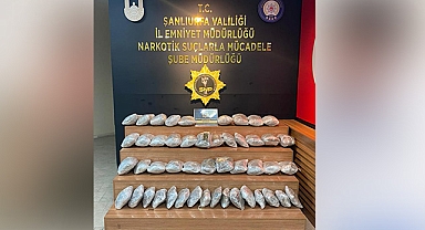 Şanlıurfa'da 29 kilo uyuşturucu ele geçirildi