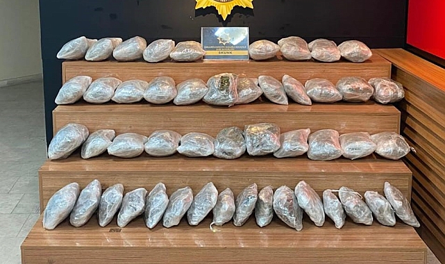 Şanlıurfa'da 29 kilogram skunk ele geçirildi!