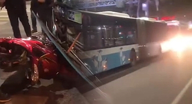 Şanlıurfa’da belediye otobüs ile motosiklet çarpıştı: Yaralılar var