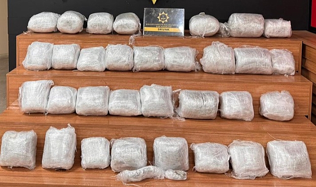Şanlıurfa'da uyuşturucu operasyonu! 35 kilo ele geçirildi