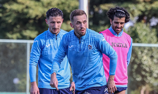Trabzonspor, Çaykur Rizespor maçı hazırlıklarını sürdürdü