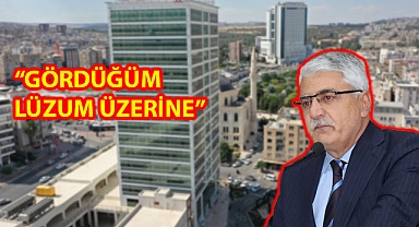 Urfalı Başkan görevinden istifa etti!