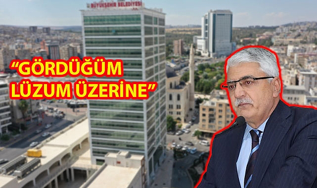 Urfalı Başkan görevinden istifa etti!