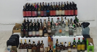 Gaziantep'te sahte ve kaçak alkol operasyonu!