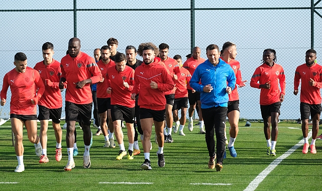 Hatayspor, Göztepe maçı hazırlıklarına başladı
