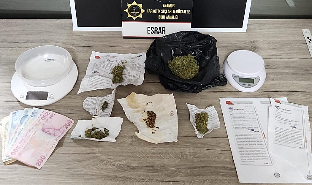 Mersin'de uyuşturucu operasyonuna 1 tutuklama