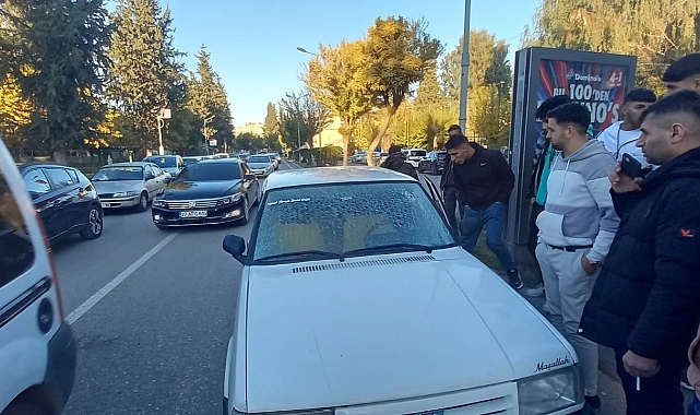 Şanlıurfa'da sürücüye mermi şoku