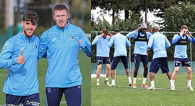 Trabzonspor, Galatasaray maçı hazırlıklarını sürdürdü
