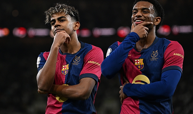 7 gollü maçta Süper Kupa'nın sahibi Barcelona oldu