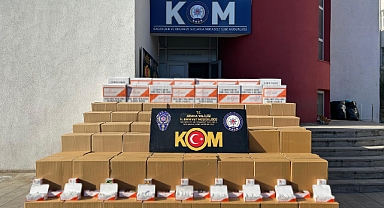 Adana’da 2 milyon 350 bin gümrük kaçağı makaron ele geçirildi