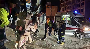 Adıyaman'da motosiklet ile otomobil çarpıştı!