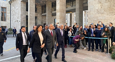 DEM Parti heyeti TBMM Başkanı Kurtulmuş ile görüştü