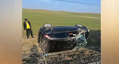 Diyarbakır'da otomobil takla attı: 1 yaralı