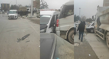 Elazığ’da freni boşalan kamyon 3 aracı biçti