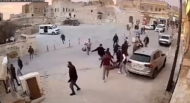 Mardin'de esnaf kavgası güvenlik kamerasında!