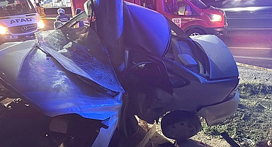 Şanlıurfa'da feci kaza! Kaza anı kamerada