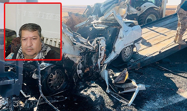 Şanlıurfa’da korkunç kaza: Beton mikseriyle çarpışan otomobilin sürücüsü öldü