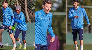 Trabzonspor, yeni yılın ilk antrenmanını yaptı