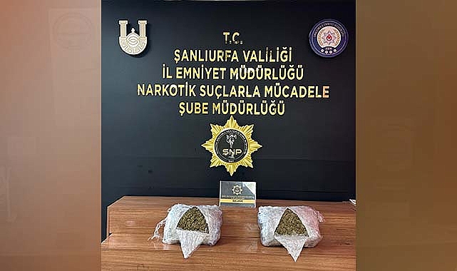 Şanlıurfa’da 9 kilo uyuşturucu ele geçirildi