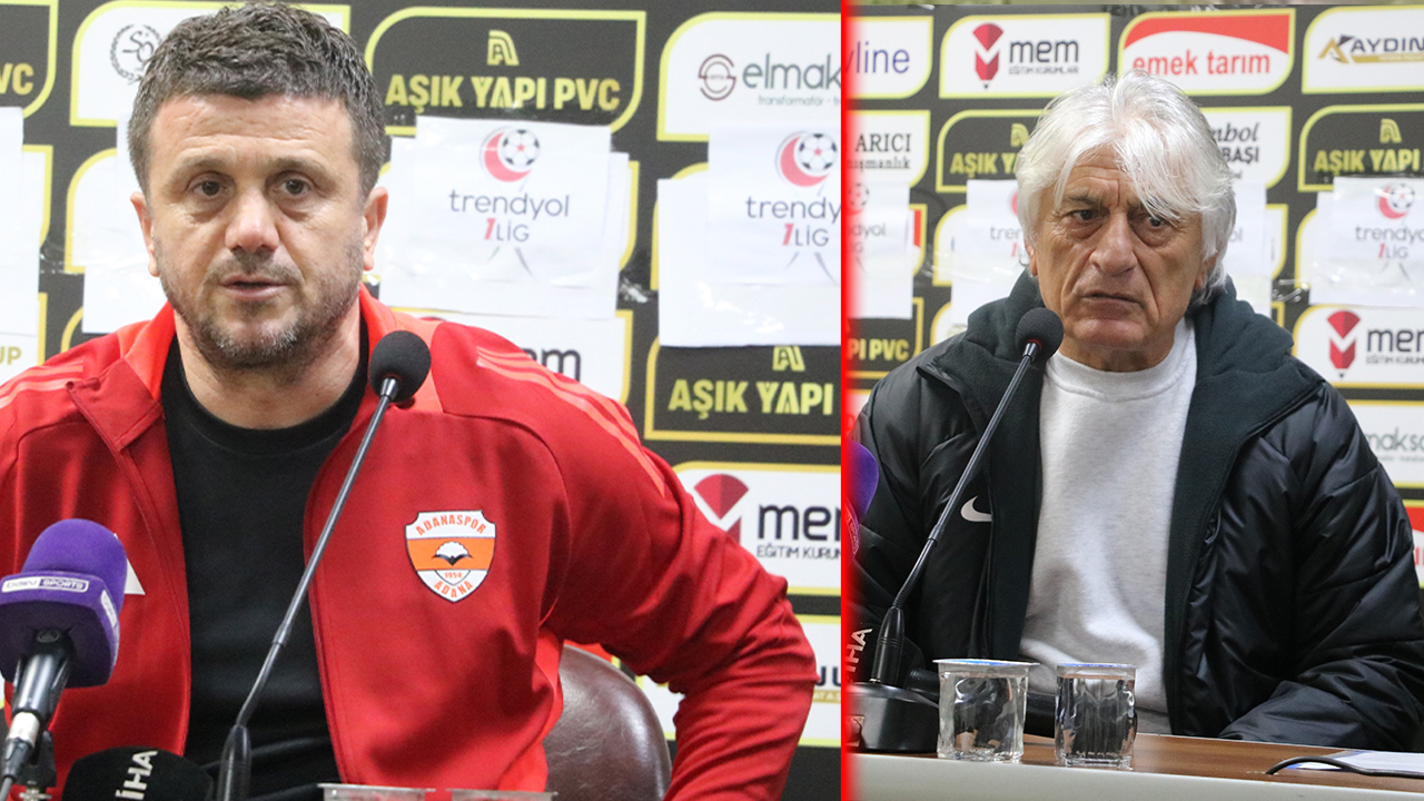 Adanaspor ve Şanlıurfaspor Teknik Direktörlerinden maç sonrası çarpıcı açıklamalar