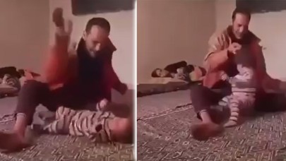 Gaziantep'te çocuğuna acımasızca şiddet uygulayan cani baba tutuklandı