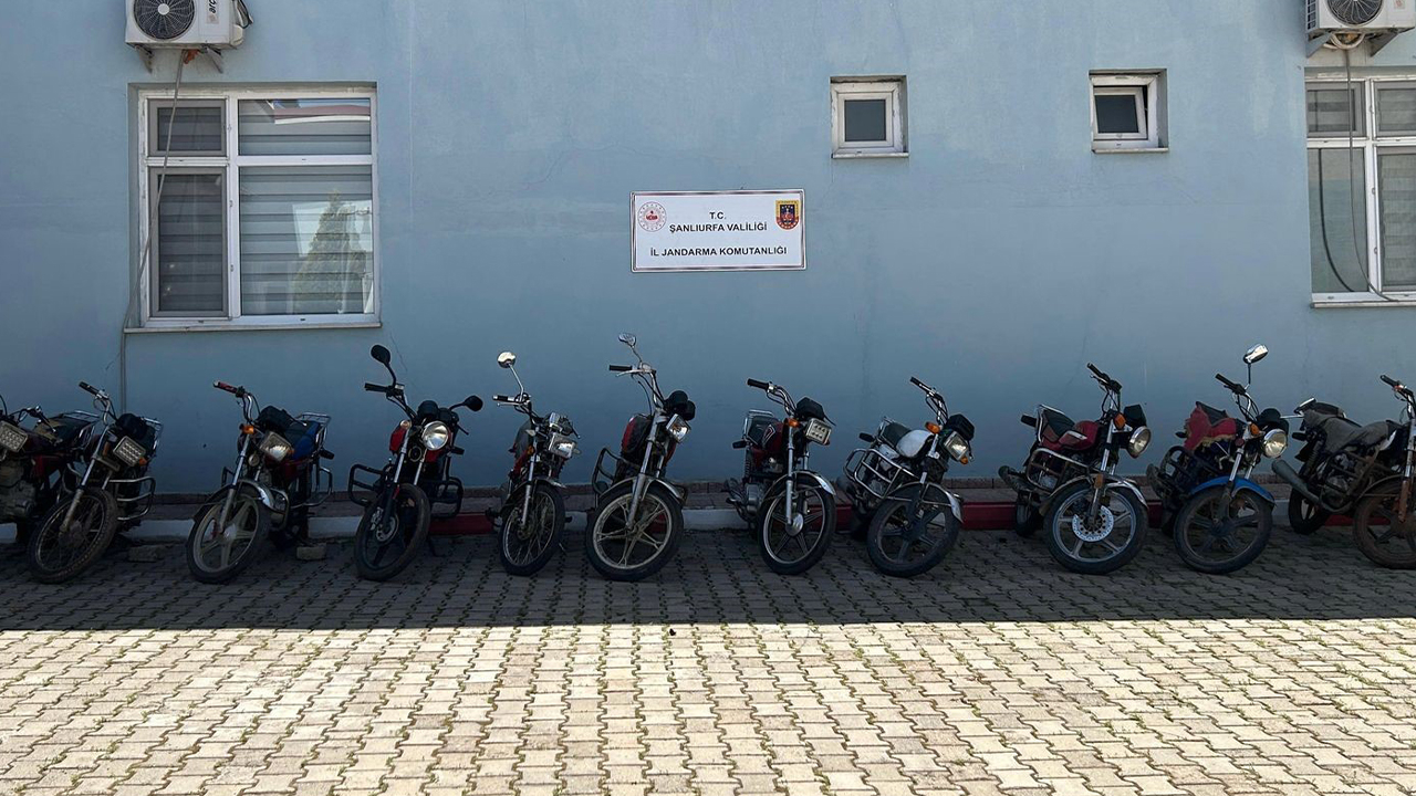Şanlıurfa’da motosiklet hırsızlarına operasyon: 14 gözaltı