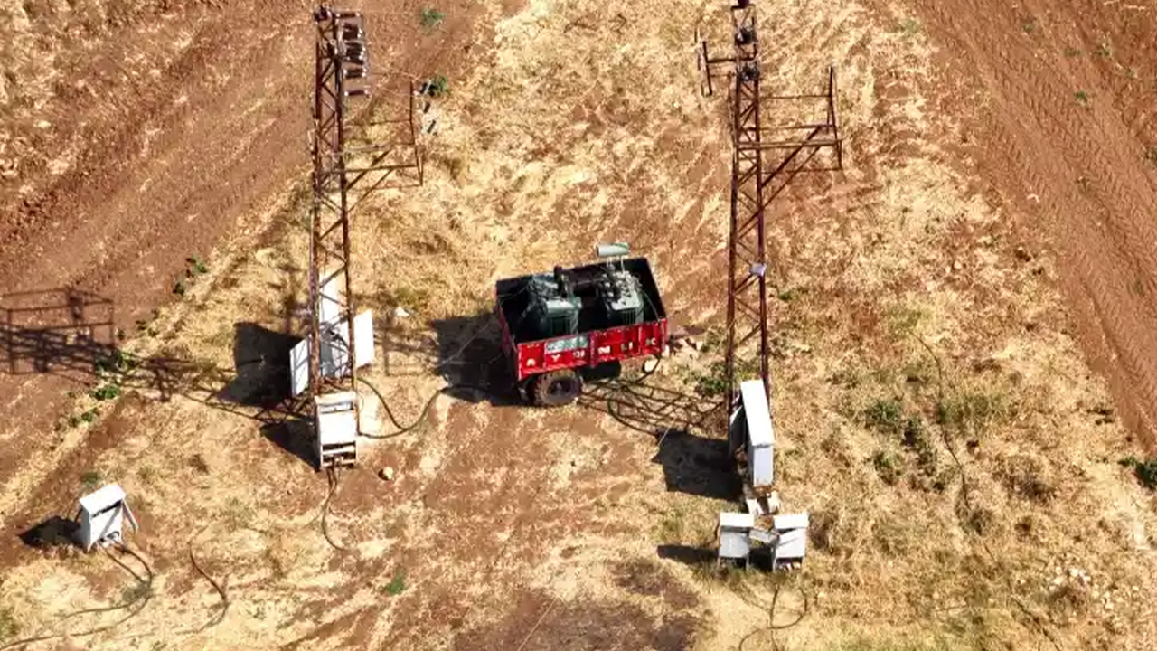 Şanlıurfa’da kaçak trafoyla 200 konuta yetecek elektrik çektiler