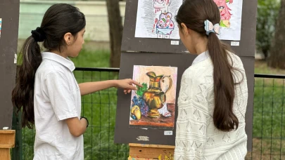 Siverek’te Gazze İçin Fırçalar Konuştu! Ortaokul Öğrencileri Gazze’yi Resmetti