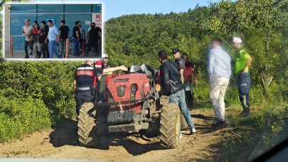 Bursa'da feci kaza: Babasının kullandığı traktörün altında kaldı