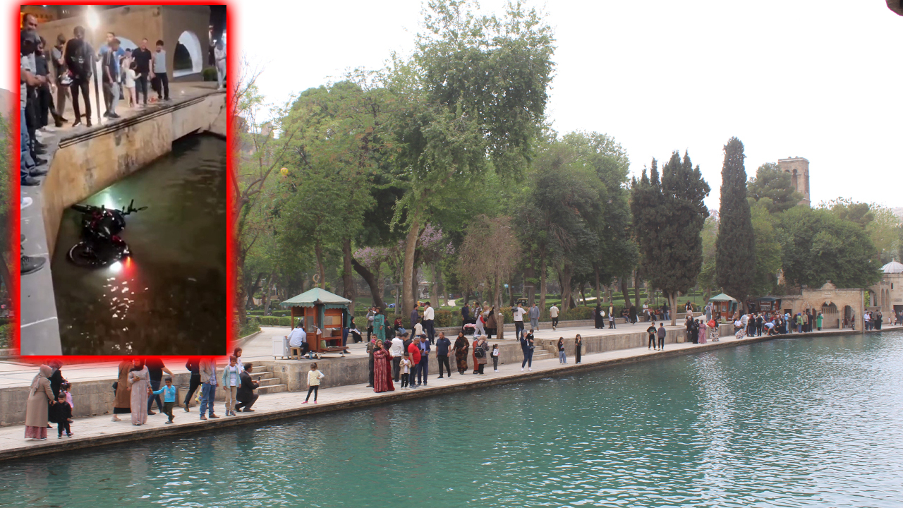 Balıklıgöl'e motosikletle giren şahıs kaza yaptı