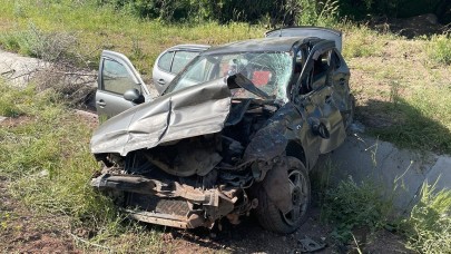 Malatya'da araç şarampole devrildi: 7’si çocuk 10 kişi yaralandı