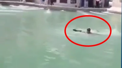 Şanlıurfa’da Balıklıgöl’de Yüzen Kişiye Ceza Verildi