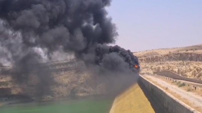 Birecik'te barajdan yükselen dumanlar paniğe neden oldu